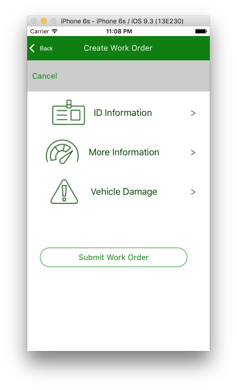 AsTech create work order