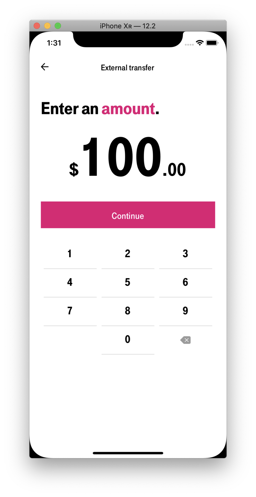 T-Mobile Money amount selection