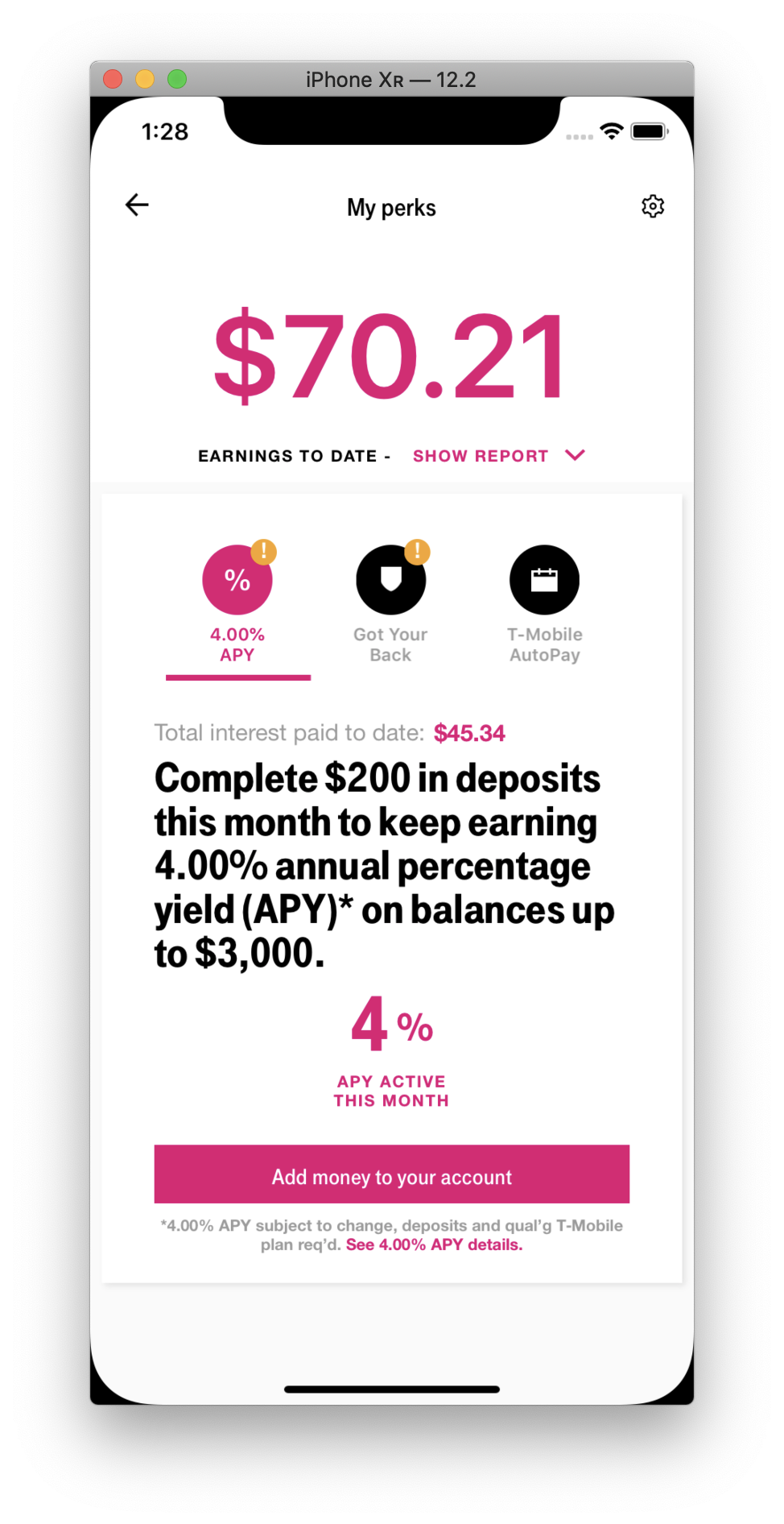 T-Mobile Money perks details