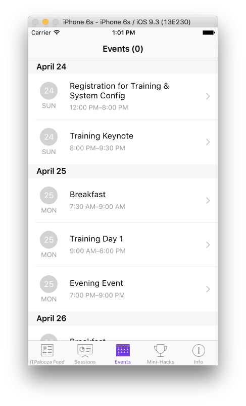 Events