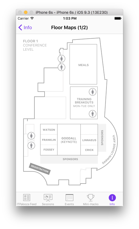 Floor map