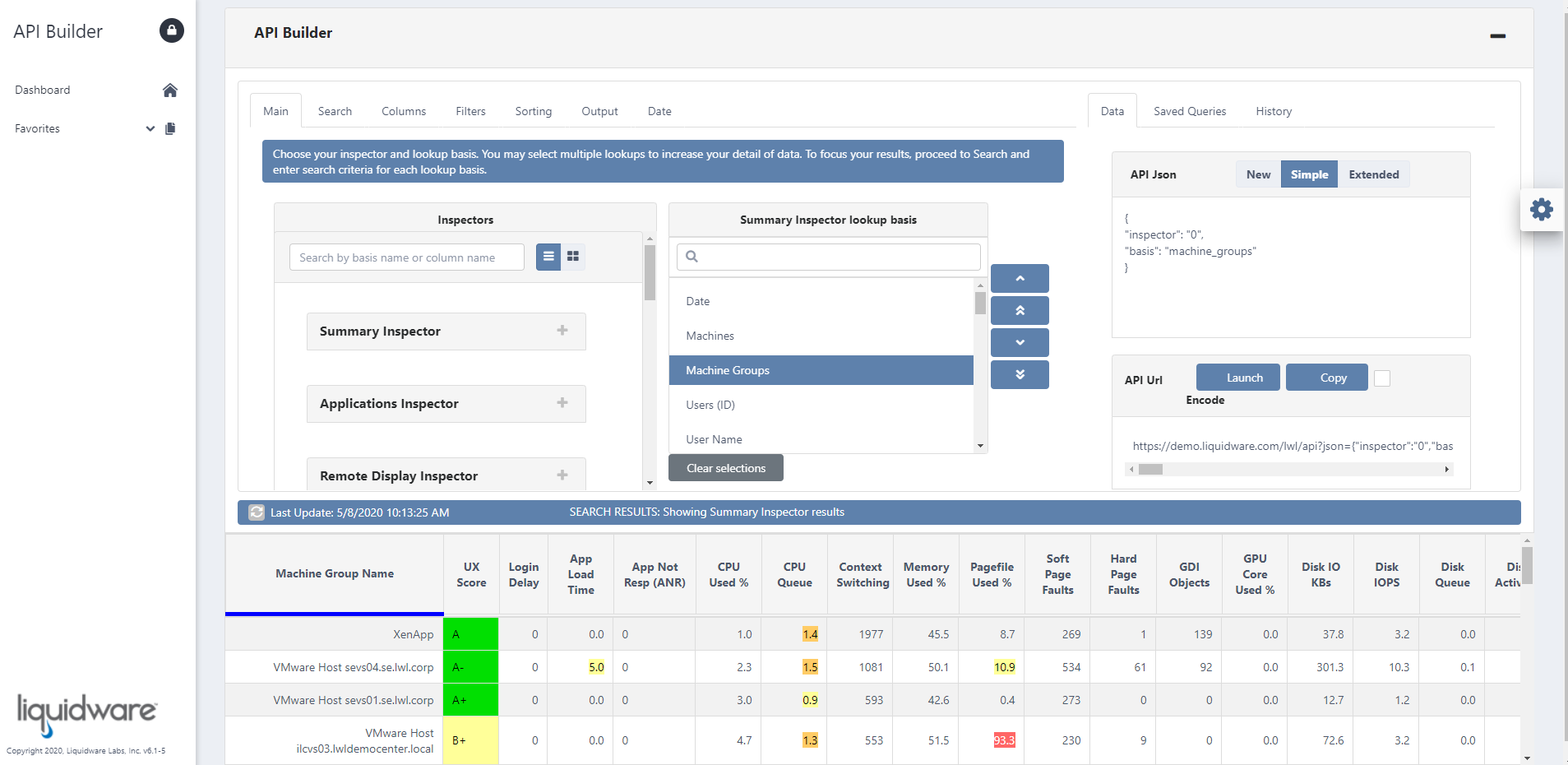 Stratusphere API Builder generated API JSON and launchable API URL