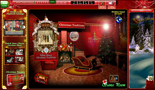 Christmas Traditions — flipbook catalogs, classic cartoons, recipes and the Yule Log