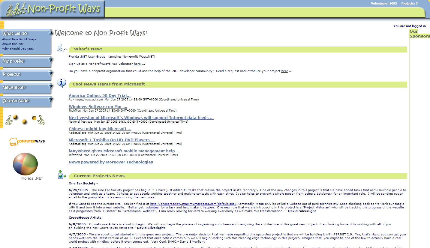 NonProfitWays home page