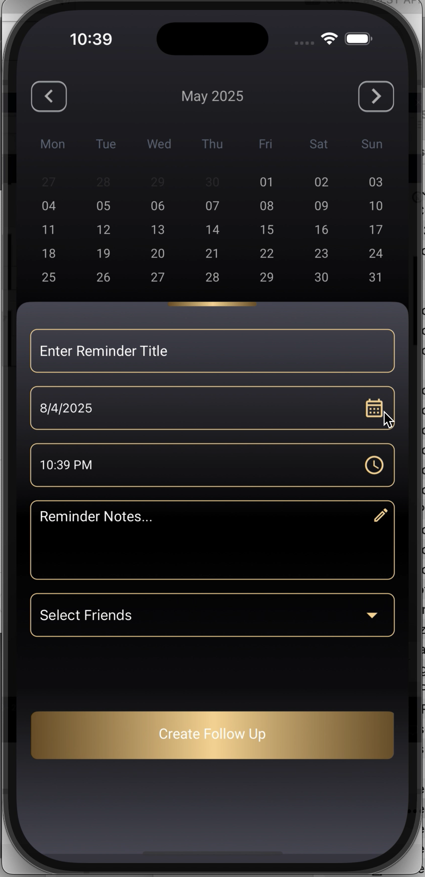 SmartCard Details screen