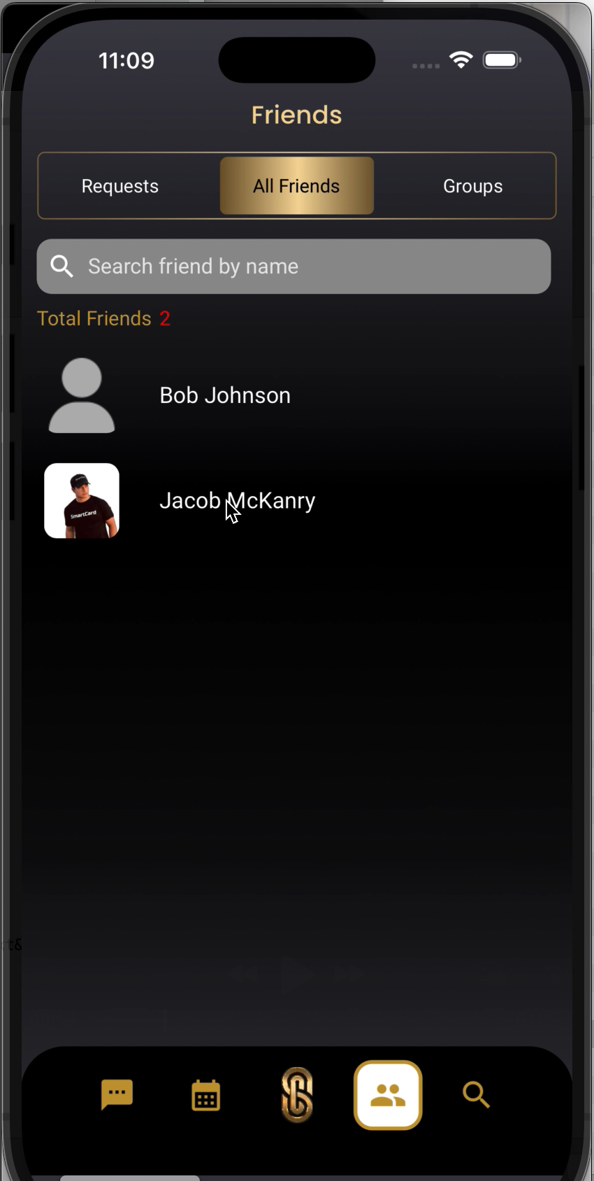 SmartCard Business screen