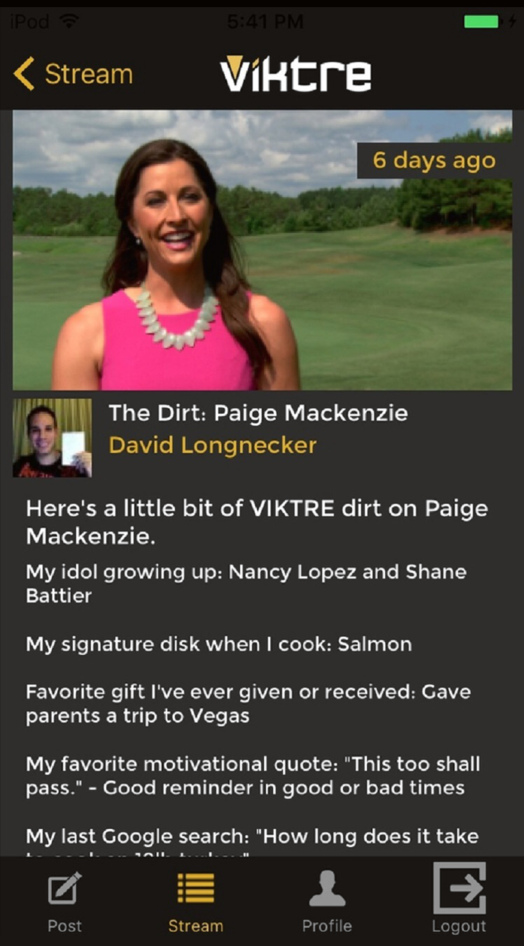 Viktre athlete story — The Dirt