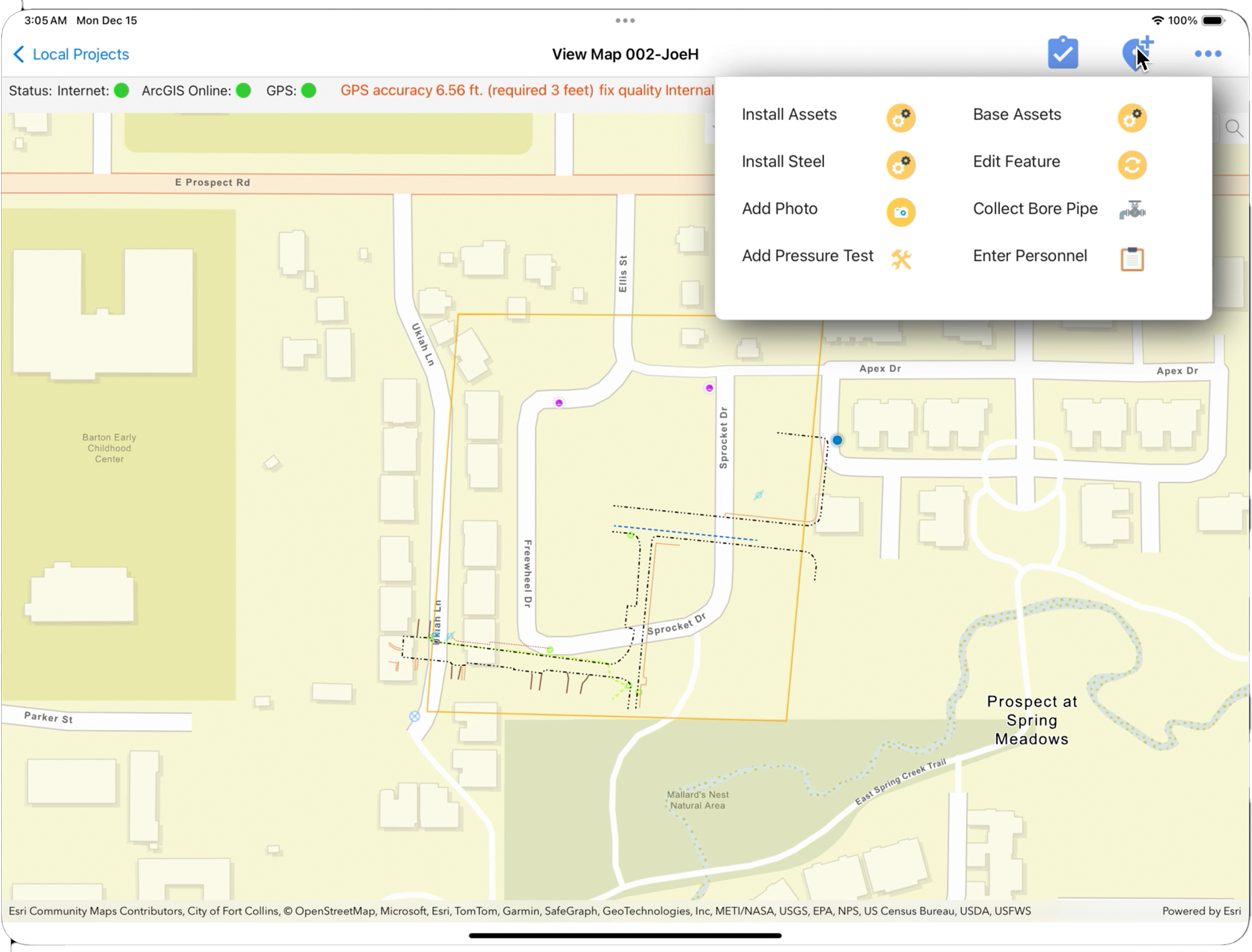 gMobile map tools